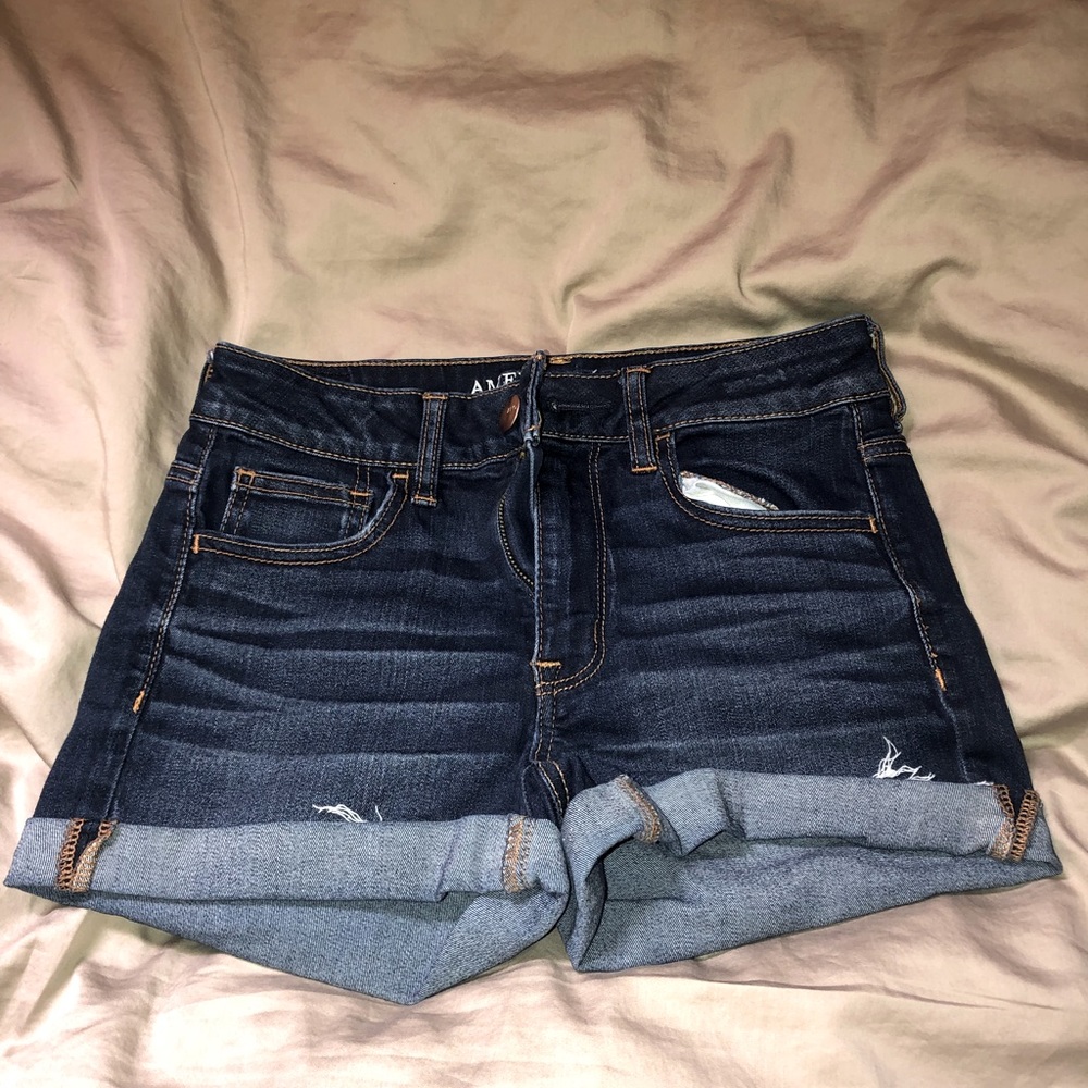 Women’s AE High Waisted Jean Shorts